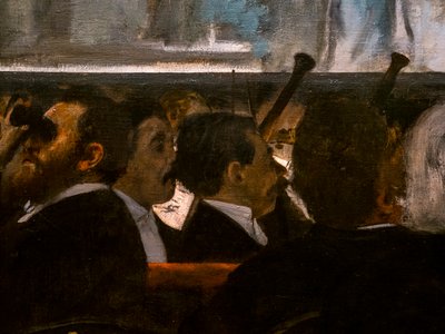 Balletto di Robert il Diavolo (dettaglio). 1876. da Edgar Degas