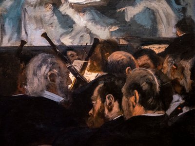Balletto di Roberto il Diavolo (dettaglio). 1876. Olio su tela. da Edgar Degas