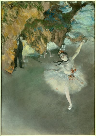 Balletto o La Stella o Ballerina sul palco da Edgar Degas