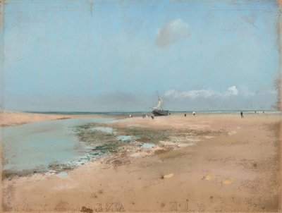 Spiaggia a Bassa Marea (Foce del Fiume) da Edgar Degas
