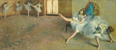 Prima del balletto da Edgar Degas