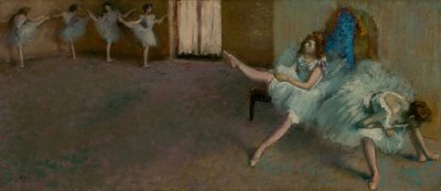 Prima del balletto da Edgar Degas