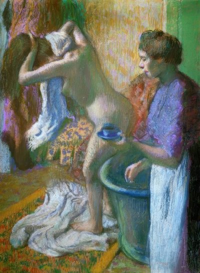 Colazione dopo il bagno da Edgar Degas