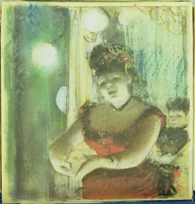 Cantante del Café-Concert da Edgar Degas