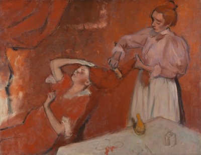 Pettinatura, c.1896 da Edgar Degas