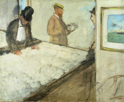 Mercanti di Cotone a New Orleans, 1873 da Edgar Degas