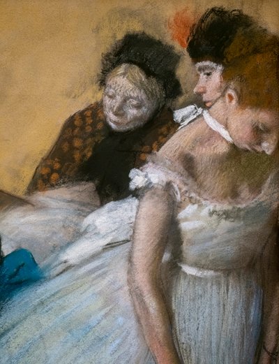 Esame di danza (dettaglio). 1880 da Edgar Degas