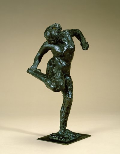 Danzatrice che tiene il piede, c.1900-10 da Edgar Degas