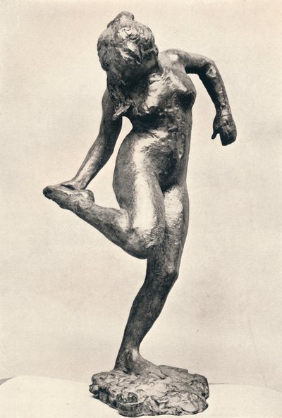 Ballerina che guarda la pianta del suo piede destro, c1900 da Edgar Degas