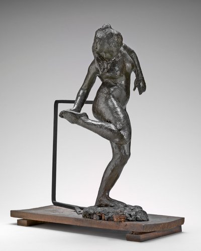 Ballerina che guarda la pianta del piede destro da Edgar Degas