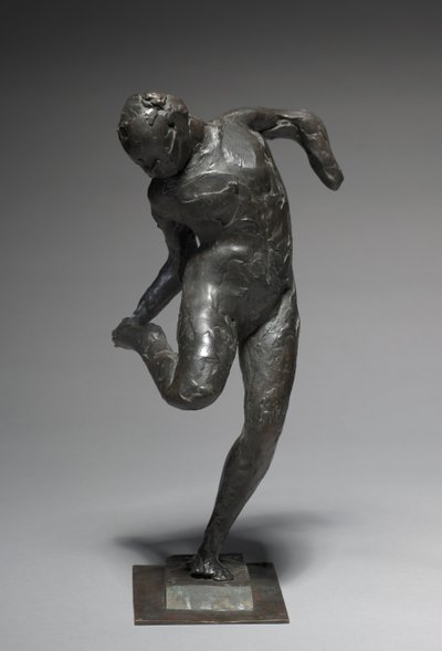 Danzatrice che guarda la pianta del piede destro, 1896-1897 da Edgar Degas