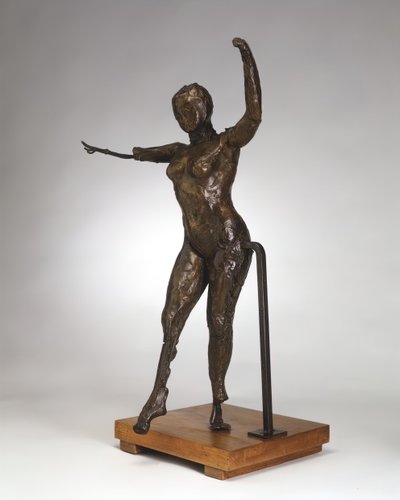 Ballerina che Avanza, Braccia Alzate, Gamba Destra Avanti da Edgar Degas