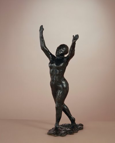 Ballerina che si Muove in Avanti, Braccia Alzate da Edgar Degas