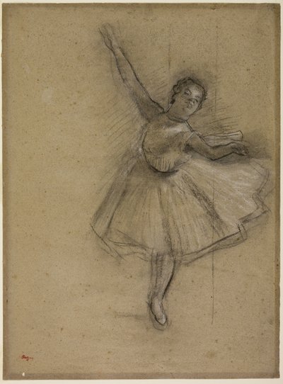 Ballerina che si Gira, c.1876 da Edgar Degas