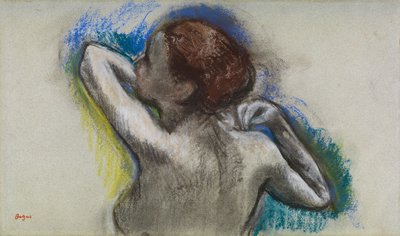 Ballerina che aggiusta la spallina, c.1895-1900 da Edgar Degas