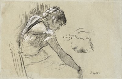Ballerina a riposo (1879) da Edgar Degas