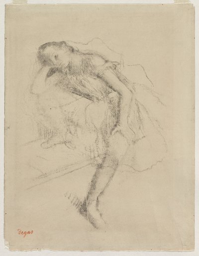 Ballerina a riposo, c. 1895 da Edgar Degas