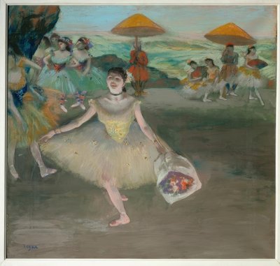 Ballerina sul palco da Edgar Degas