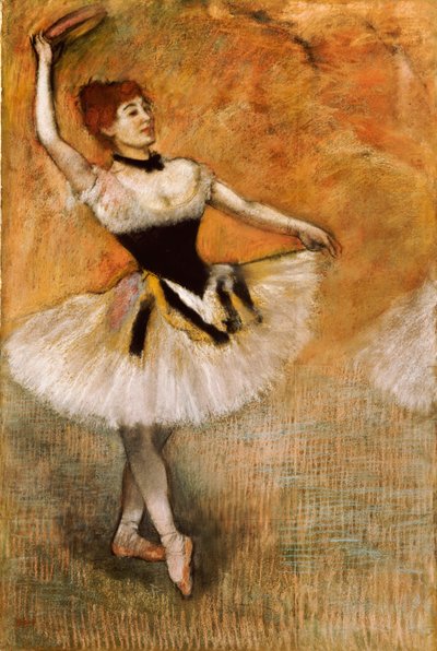 Ballerina con Tamburello, 1882 da Edgar Degas