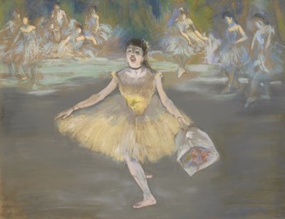 Ballerina con un bouquet, prima del 1923 da Edgar Degas