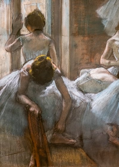Ballerini (dettaglio) da Edgar Degas
