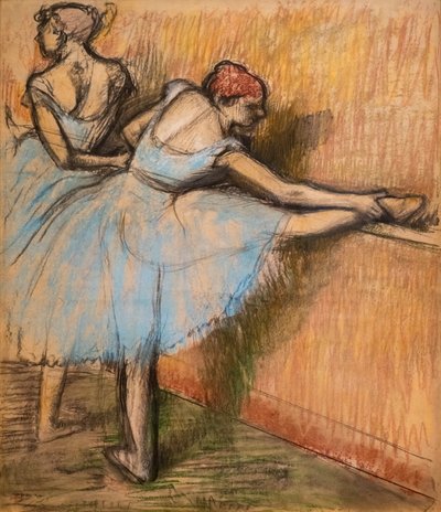 Ballerini alla sbarra da Edgar Degas