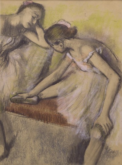 Ballerini a riposo, c.1898 da Edgar Degas