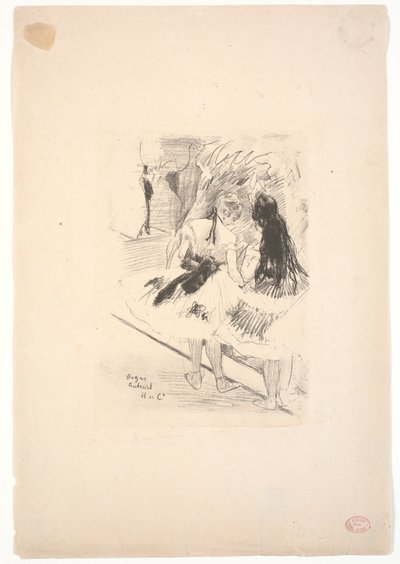 Dietro le quinte da Edgar Degas