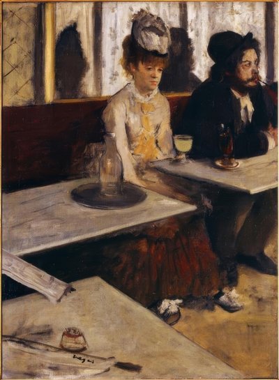 In un caffè, o L’assenzio da Edgar Degas