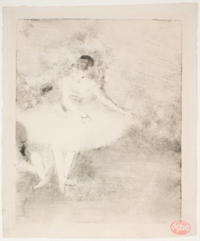 Ballerina sul palco da Edgar Degas