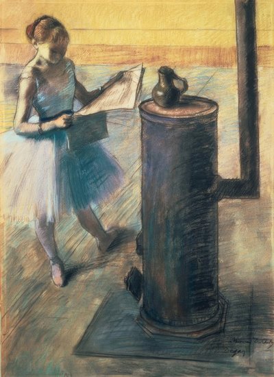 Ballerina a riposo da Edgar Degas