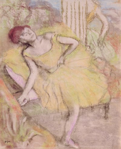 Danseuse au repos da Edgar Degas