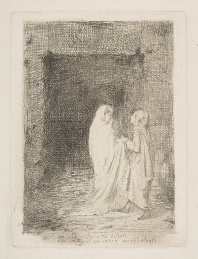 Dante e Virgilio, 1857 da Edgar Degas