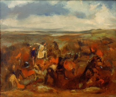 La battaglia di Poitiers da Edgar Degas