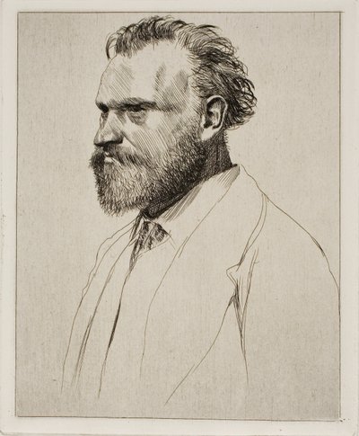 Edouard Manet, ritratto a mezzo busto da Edgar Degas