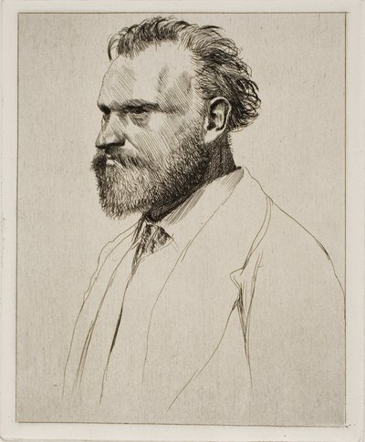 Edouard Manet, Ritratto a mezzo busto da Edgar Degas