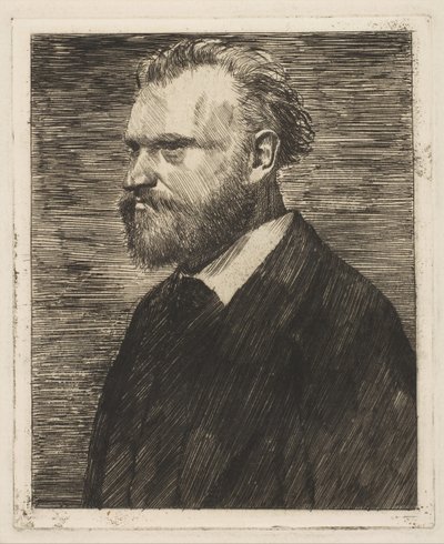 Edouard Manet, ritratto a mezzo busto, 1864-65 da Edgar Degas