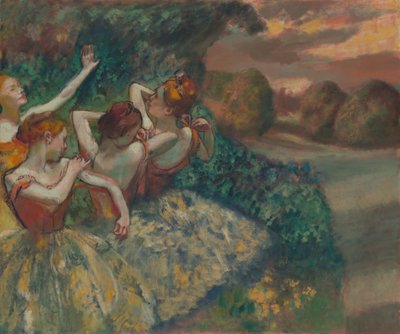 Quattro Danzatori da Edgar Degas