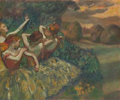 Quattro Danzatrici, c. 1899 da Edgar Degas