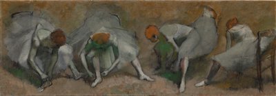 Fregio di ballerini da Edgar Degas