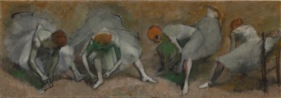 Fregio di ballerini, c. 1895 da Edgar Degas