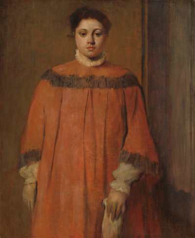 Ragazza in rosso da Edgar Degas