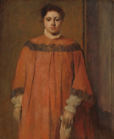 Ragazza in rosso da Edgar Degas