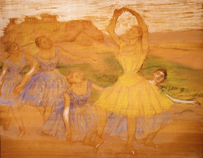 Gruppo di ballerini, c.1895-1897 da Edgar Degas