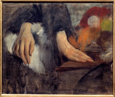Studio delle mani per la famiglia Bellelli da Edgar Degas