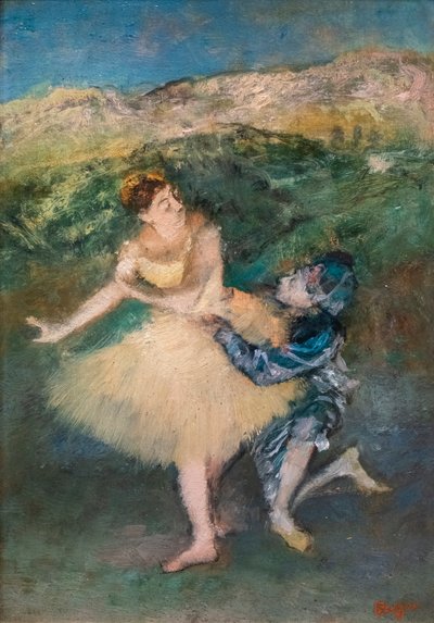 Arlecchino e Colombina da Edgar Degas