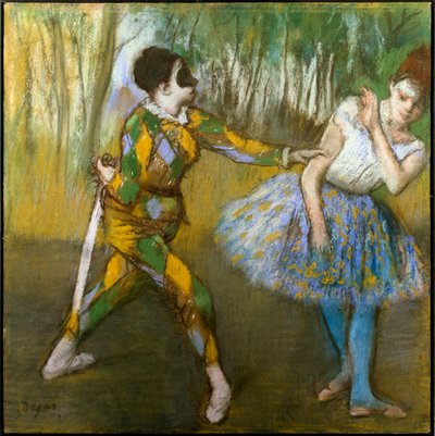 Arlecchino e Colombina da Edgar Degas