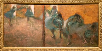 Ballerini a Casa. Intorno al 1900-1905. Olio su tela da Edgar Degas