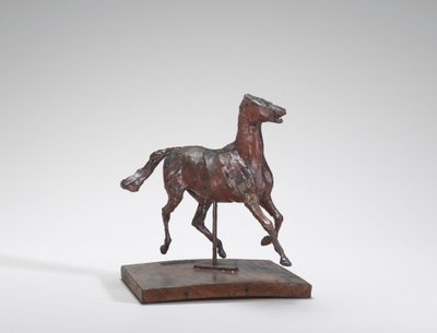 Cavallo al Trotto, i Piedi Non Tocano il Suolo da Edgar Degas