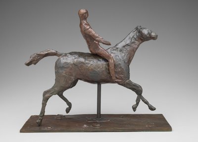 Cavallo e cavaliere, c.1900 da Edgar Degas